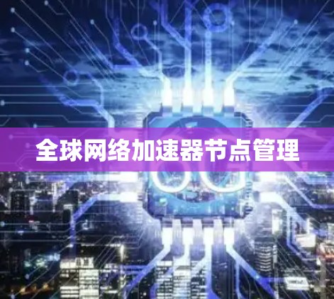 全球网络加速器节点管理 全球网络加速器节点管理