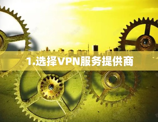 1.选择VPN服务提供商 1.选择VPN服务提供商