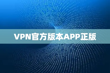 VPN官方版本APP正版