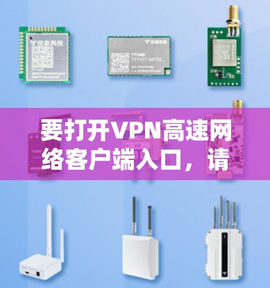 要打开VPN高速网络客户端入口，请按照以下步骤操作